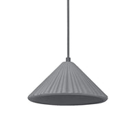 Lámpara colgante piramidal de hormigón OSRAM DECOR, E27, 250 mm