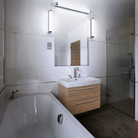 LEDVANCE ORBIS Tube Badezimmer Spiegel-/Wandleuchte Frost-Glas 12W 60cm Chrom-LEDVANCE Shop