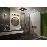 LEDVANCE ORBIS Flame Badezimmer Wandleuchte 11W Click CCT IP44 schwarz-LEDVANCE Shop