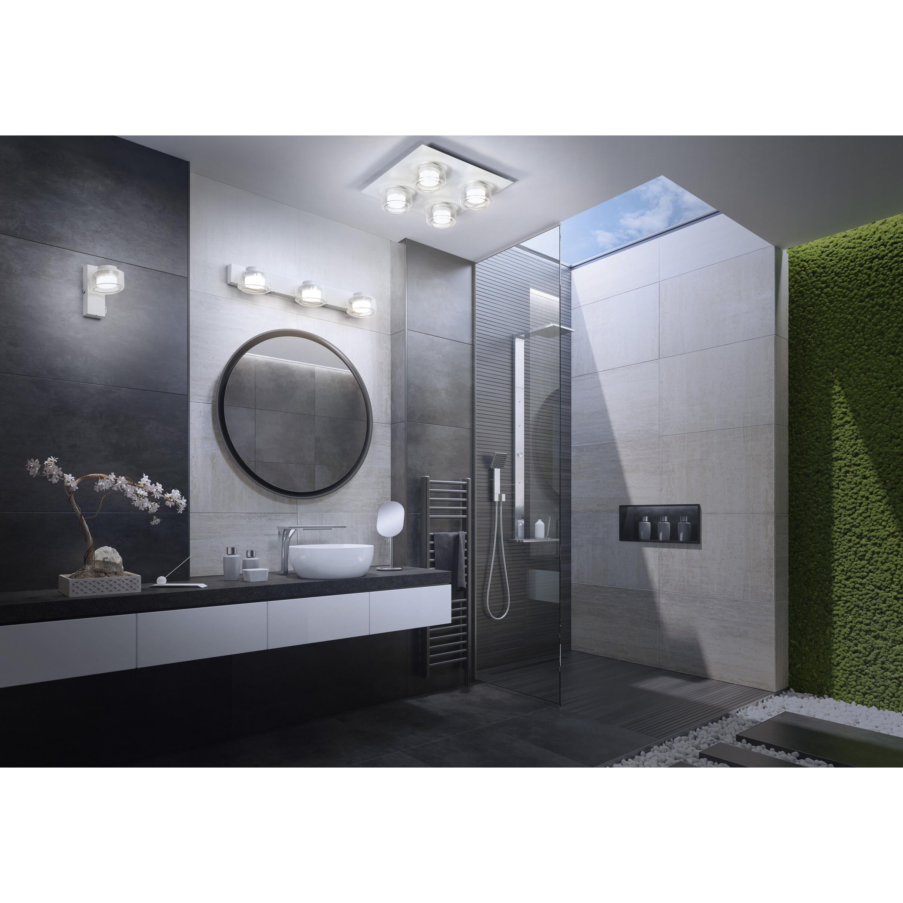 LEDVANCE ORBIS Flame Wand/Decke 22W Click CCT IP44 weiß-LEDVANCE Shop