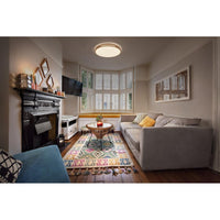 Lámpara de techo OSRAM ORBIS Woodburry, regulable Click-DIM, 24 W, 390 mm, madera