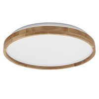Lámpara de techo OSRAM ORBIS Alison 24W regulable Click-DIM 395mm decoración madera