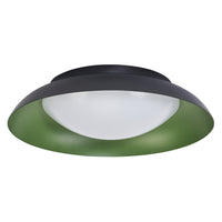 LEDVANCE ORBIS Plate Deckenleuchte 19W 310mm schwarz/grün-LEDVANCE Shop