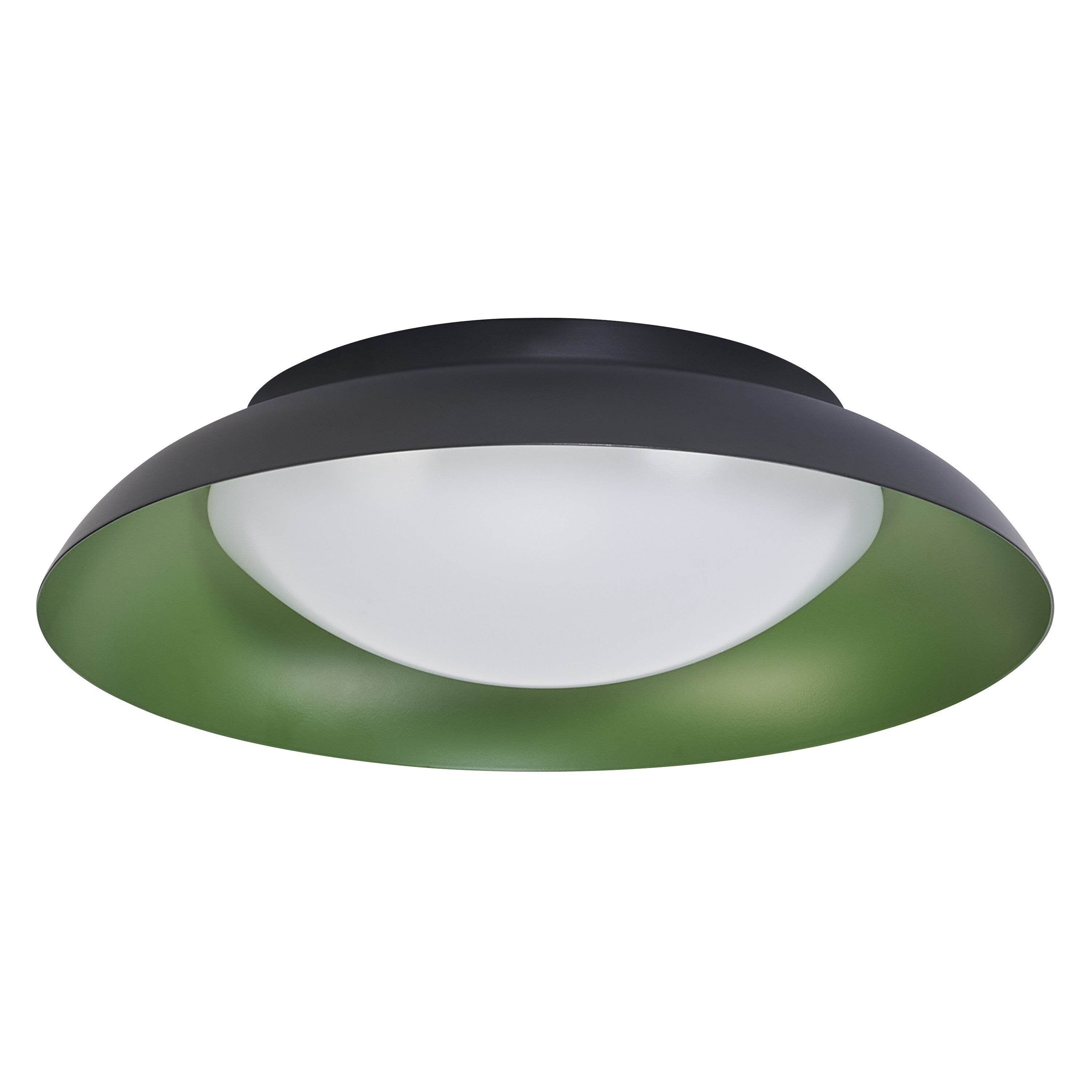 LEDVANCE ORBIS Plate Deckenleuchte 19W 310mm schwarz/grün-LEDVANCE Shop