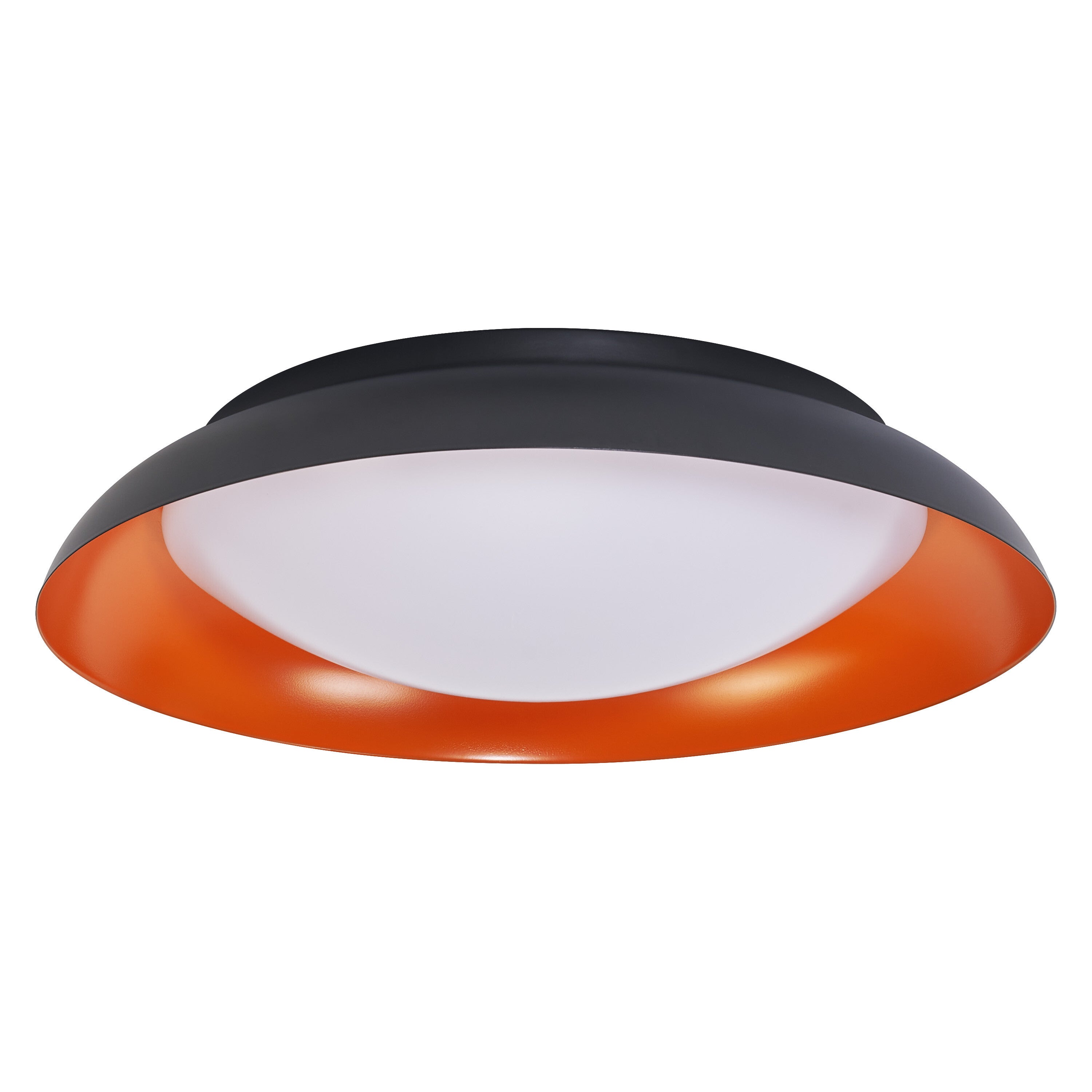 LEDVANCE ORBIS Plate Deckenleuchte 35W 430mm schwarz/orange-LEDVANCE Shop