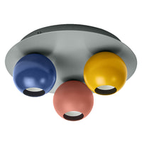 Lámpara de techo OSRAM DECOR Bubble, 3 luces, E27, multicolor