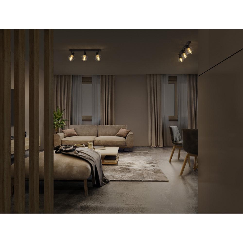 LEDVANCE Decor Spot Firefly Deckenleuchte, OSRAM Lampe inklusive, schwarz, 3 x 2.8W, 750lm