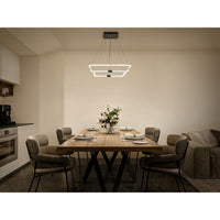 LEDVANCE DECOR Tetragon Pendelleuchte, 23W, 3000K, 2500lm, Warmweiß, Click DIM-LEDVANCE Shop