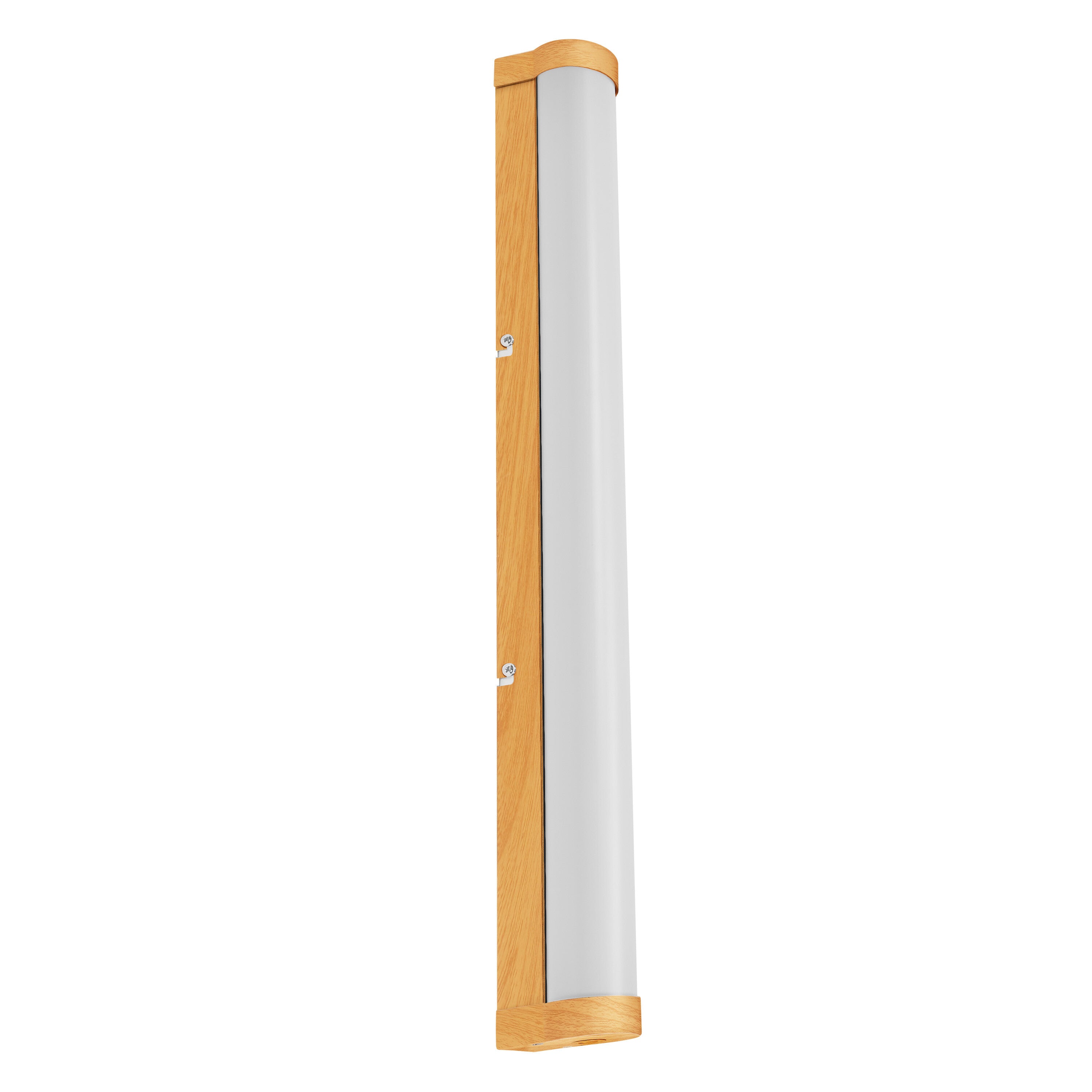 LEDVANCE ORBIS Tube Badezimmer Spiegel-/Wandleuchte Frost-Glas 12W 60cm Holzdekor-LEDVANCE Shop