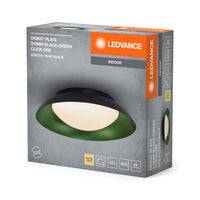 LEDVANCE ORBIS Plate Deckenleuchte 19W 310mm schwarz/grün-LEDVANCE Shop