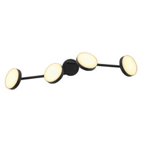 LEDVANCE DECOR Spot Moon Deckenleuchte schwarz, 4 Spots, 21W