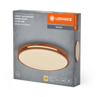 LEDVANCE ORBIS Woodburry Deckenleuchte dimmbar Click-DIM 24W 390mm Holz-LEDVANCE Shop