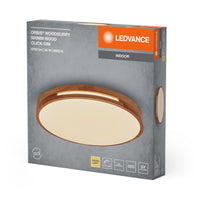 LEDVANCE ORBIS Woodburry Deckenleuchte dimmbar Click-DIM 36W 500mm Holz-LEDVANCE Shop