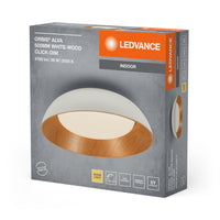 LEDVANCE ORBIS Alva Deckenleuchte 36W 505mm weiß/Holz-LEDVANCE Shop