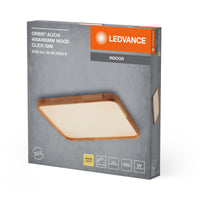 LEDVANCE ORBIS Alicia Deckenleuchte dimmbar Click-DIM 36W 495x495mm Holzdekor-LEDVANCE Shop