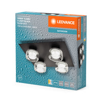LEDVANCE ORBIS Flame Badezimmer Deckenleuchte 22W Click CCT IP44 schwarz-LEDVANCE Shop