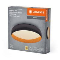 LEDVANCE ORBIS Livia Deckenleuchte 36W 2000lm grau/Holzdekor-LEDVANCE Shop