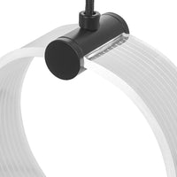 Lámpara colgante circular LEDVANCE DECOR, 3 colgantes, 8 W, Click CCT Negro