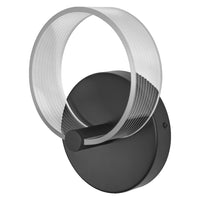 Aplique de pared OSRAM DECOR Circle Wall 8W Click CCT Negro