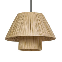 Lámpara colgante de papel de bambú OSRAM DECOR marrón, 280 mm, E27