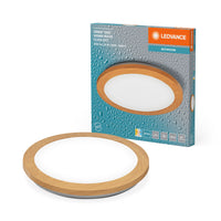 LEDVANCE ORBIS Disc Badezimmer Deckenleuchte 30cm 22W IP44 Holzdekor-LEDVANCE Shop