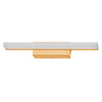 LEDVANCE Orbis Mirror Spiegelleuchte, Badezimmer, Click-CCT, 6.8W, 40cm, Holzdekor, IP44-LEDVANCE Shop