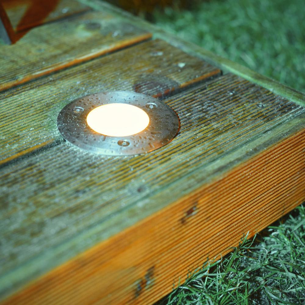 LEDVANCE ENDURA HYBRID SOLAR INGROUND Ø 100mm Wegeleuchte, Erdspießleuchte, 1W, 70lm-Wege- & Pollerleuchten-LEDVANCE Shop