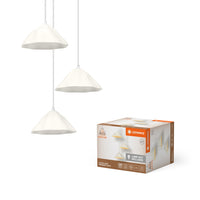 LEDVANCE DECOR Pendelleuchte 3-flammig Decor Lotus Leaf weiß, E14-LEDVANCE Shop