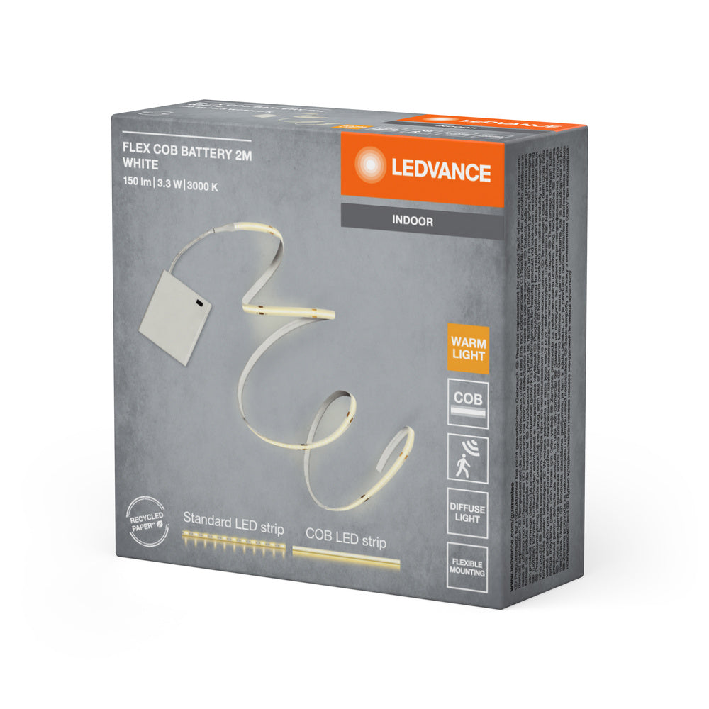 LEDVANCE BATTERY STRIPS COB batteriebetriebene LED Streifen, 2m-LEDVANCE Shop