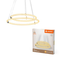 LEDVANCE DECOR Aura 2-teilige Pendelleuchte, 3000K, 21W, 2400lm, Click DIM-LEDVANCE Shop