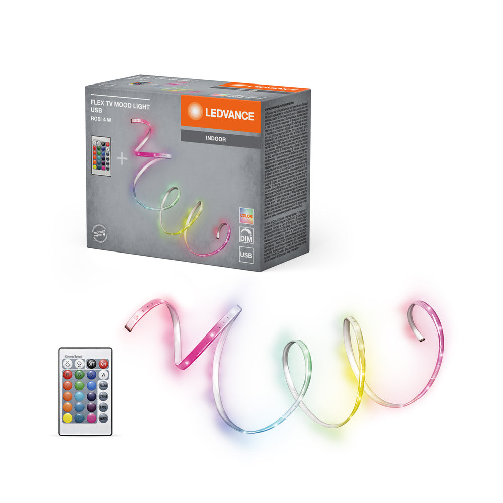 LEDVANCE FLEX TV MOOD LIGHT RGB REMOTE CONTROL USB LED Streifen,-LEDVANCE Shop