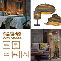 OSRAM DECOR Deckenleuchte Decor Cardboard Oval braun, 3xE27