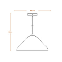 LEDVANCE DECOR Pendelleuchte Decor Lotus Leaf weiß, E27, 396 mm-LEDVANCE Shop