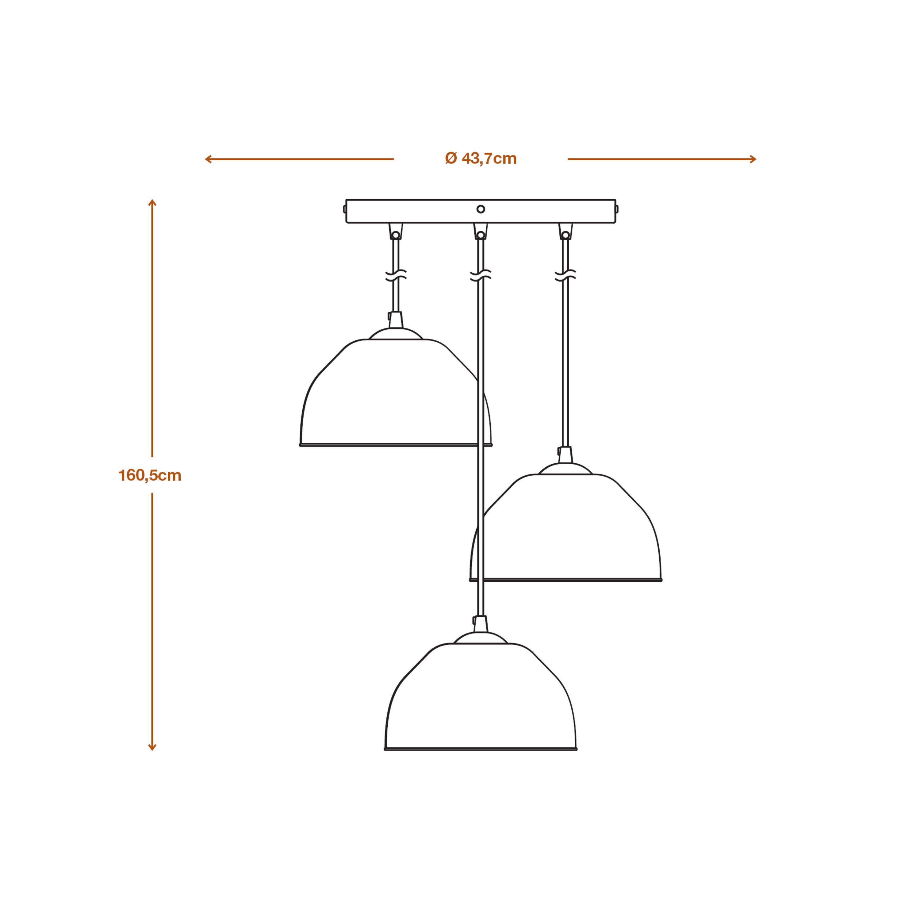 LEDVANCE DECOR Pendelleuchte 3-flammig Decor Camel Bell weiß, E14-LEDVANCE Shop