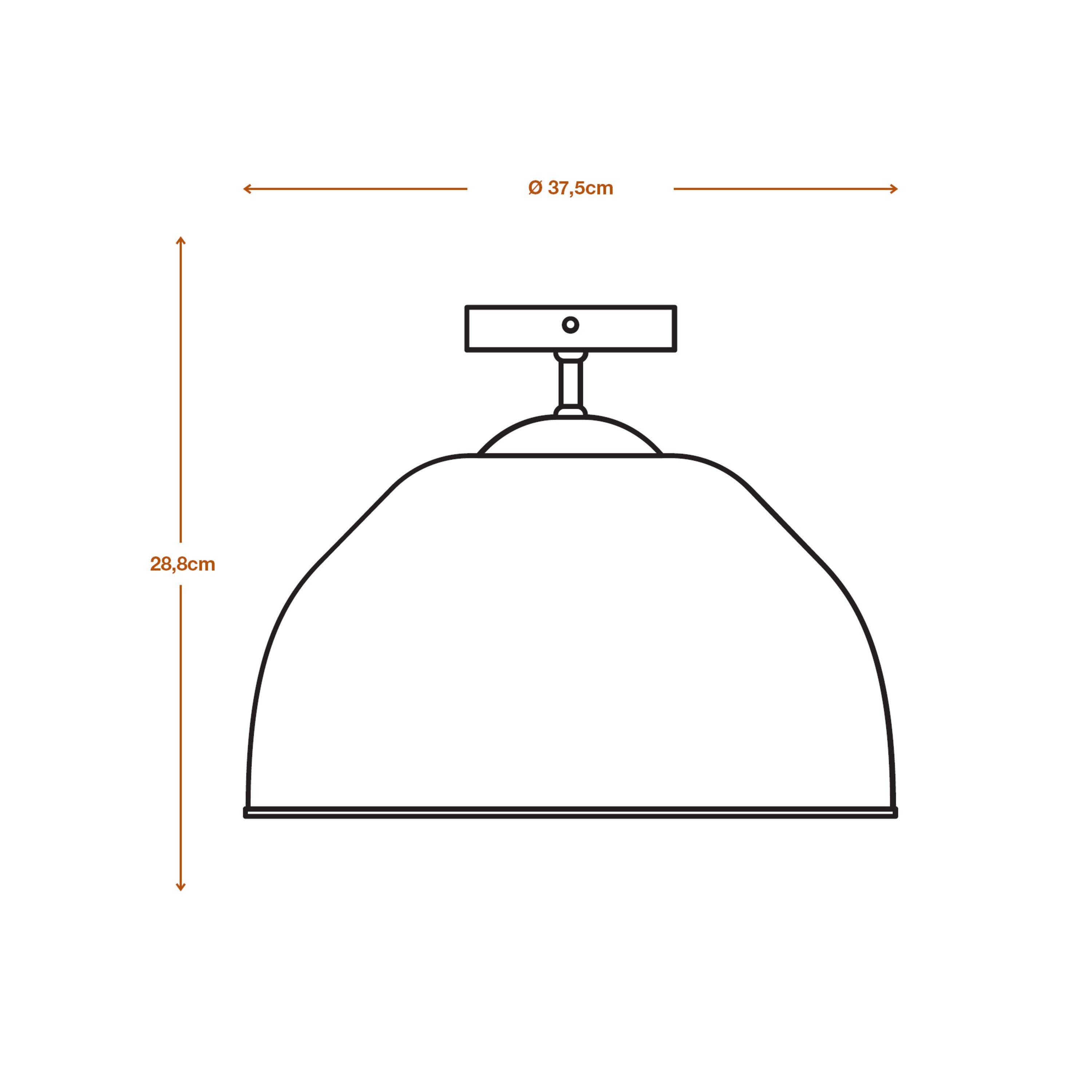 LEDVANCE DECOR Deckenleuchte Decor Camel Bell weiß, E27, 375 mm-LEDVANCE Shop