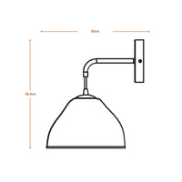 LEDVANCE DECOR Wandleuchte Decor Camel Bell weiß, E14, 220 mm-LEDVANCE Shop