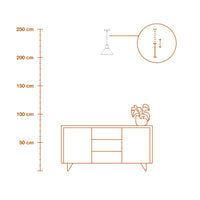LEDVANCE DECOR Plaster Wood Gips Pendelleuchte, E27, 220 mm, inkl. Leuchtmittel-LEDVANCE Shop
