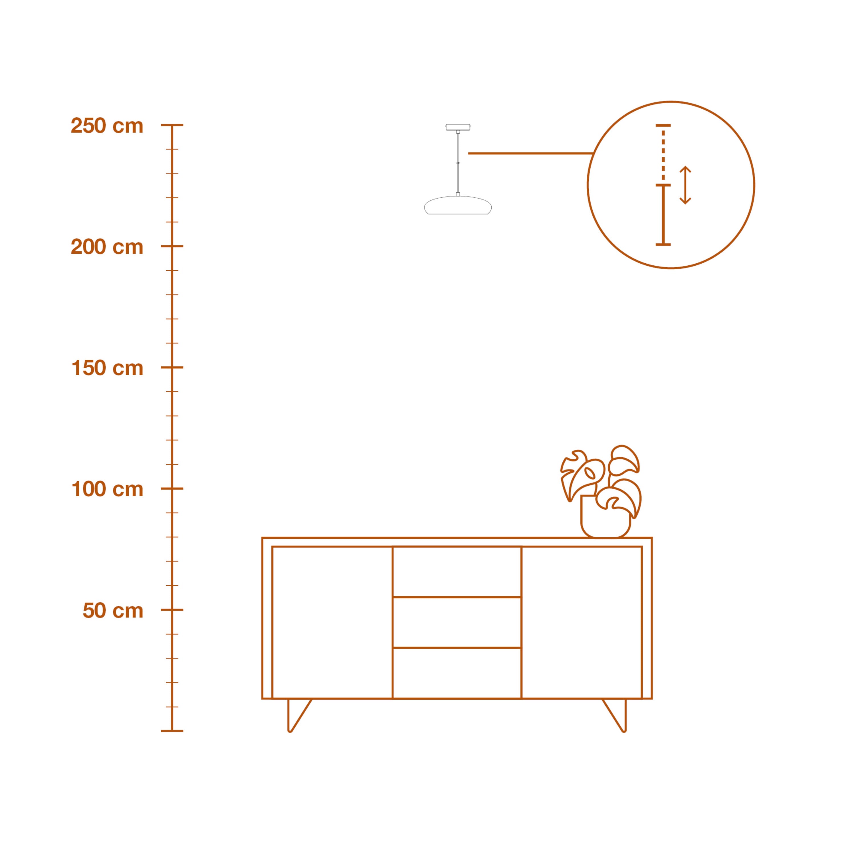 LEDVANCE DECOR Plaster Gips-Leuchte Pendelleuchte, E27, 283 mm, inkl. Leuchtmittel-LEDVANCE Shop