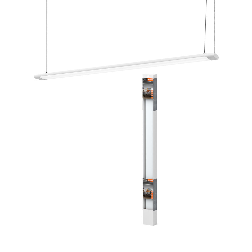 LEDVANCE OFFICE LINE SLAB Pendelleuchte, 1,2m, 40W, 4000K, Weiß-LEDVANCE Shop