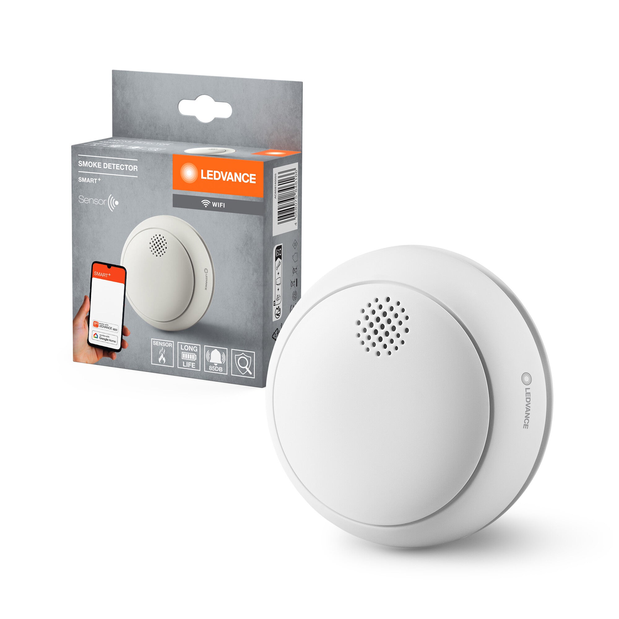 LEDVANCE Wifi SMART+ smarter Rauchmelder, Weiß-LEDVANCE Shop