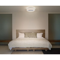 Ventilador de techo LED OSRAM Ring 55 W, CCT blanco 3000 K-6500 K