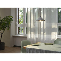 Lámpara colgante piramidal de hormigón OSRAM DECOR, E27, 250 mm