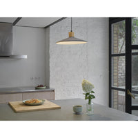 Lámpara colgante OSRAM DECOR Concrete Wood, E27, 320 mm