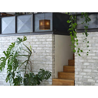 Lámpara colgante OSRAM DECOR Decor Cardboard Square marrón, E27