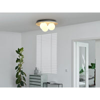 Lámpara de techo OSRAM DECOR Concrete Nest, gris, 3 luces, G9