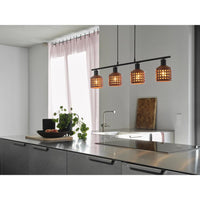 Lámpara colgante OSRAM DECOR Clay Windows LN 4xE27 Marrón