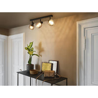 LEDVANCE DECOR Spot Firefly Deckenleuchte, OSRAM Lampe inklusive, schwarz, 3 x 2.8W, 750lm