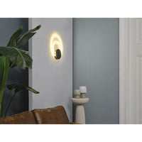Aplique de pared OSRAM DECOR Helios, 12 W, 3000 K, 960 lm, blanco cálido, Click Select