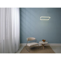 Lámpara colgante OSRAM DECOR Tetragon, 18 W, 3000 K, 2000 lm, blanco cálido, Click DIM