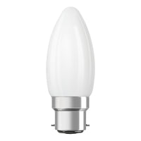 Lámpara LED OSRAM Retrofit CLASSIC B DIM 4,8W 82 Frosted B22d, 470 lm, 2700 K, blanco cálido